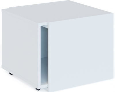 Стол журнальный Сокол СЖ-11 раздвиж. столешница ЛДСП белый (00-00013623)