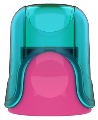 Точилка для карандашей ручная Deli ER01100 U-touch 2 отверстия пластик ассорти дисплей