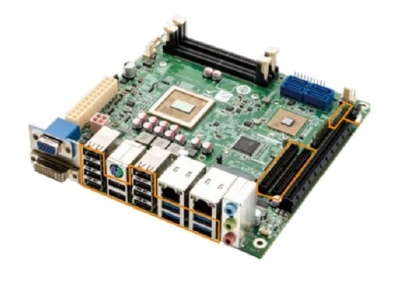 Промышленная процессорная плата KINO-KX-U6580, Mini-ITX, поддержка процессора Zhaoxin KX-U6580, 2.5 ГГц, чипсет Zhaoxin ZX-200, DDR4 2666 MГц, до 64 Гб, 4 х SATA 6 Гб/с, 1 х VGA, 1 x DVI-I, 2 х GbE LAN, 10 x USB 2.0, 4 x USB 3.2 Gen1, 10 x внутренний RS-2