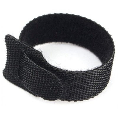 Cablexpert Хомуты-липучки на основе ленты Velcro® VT-110x11BK  110 x 11 мм, черные (12 шт.)