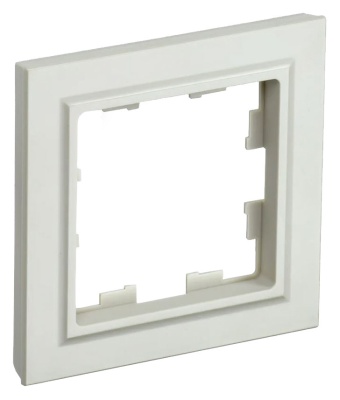 Рамка IEK Brite РУ-1-БрКр BR-M12-K10 1x бежевый (упак.:1шт)