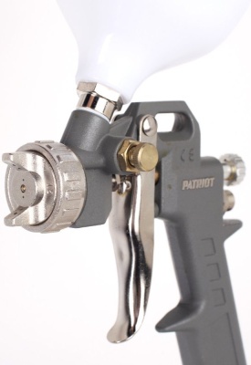 Краскораспылитель Patriot LV 162А 400л/мин соп.:1.5мм бак:0.5л серый