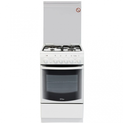 Плита Комбинированная De Luxe 506031.00гэ белый реш.эмаль