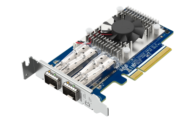 Сетвевая карта QNAP Expansion Card QXG-25G2SF-E810 PCIe Gen4 x8, 2x25GbE(SFP28) (QXG-25G2SF-E810)