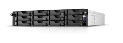 Cетевое хранилище ASUSTOR AS6512RD 12Bay/Intel Atom C3538, 2.1GHz/8GB DDR4/noHDD,LFF(HDD,SSD),/2x1GbE(LAN)/4xUSB3.2; 90IX01M0-BW3S00 (AS6512RD)