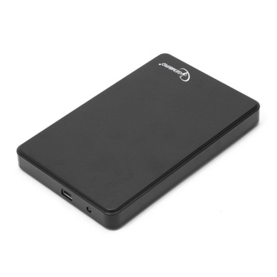 Внешний корпус 2.5" Gembird EE2-U2S-40P, черный, USB 2.0, SATA, пластик Gembird  {100}
