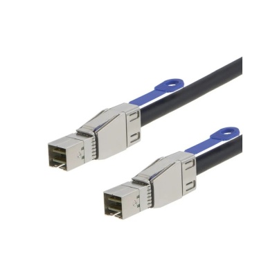 Интерфейсный кабель Infortrend  SAS 12G external cable, Pull type, SFF-8644 to SFF-8644 (12G to 12G), 260 Centimeters (9370CMSASCAB3-0030)