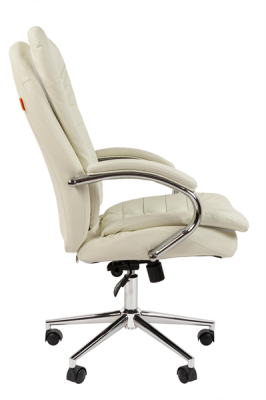 Офисное кресло Chairman 795 Россия кожа белая N (7116605)