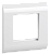 ITK Лицевая рамка для мод. Mosaic 80х80мм пл. суппорт бел. (CS5-12M-P)