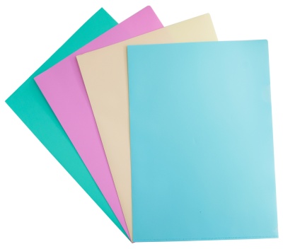 Папка-уголок Бюрократ Pastel -EPAST/YEL A4 пластик 0.18мм желтый