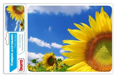 Коврик для мыши Buro BU-M20036 рисунок/подсолнухи 230x180x2мм