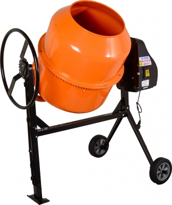 Вихрь [74/1/5] Бетомешалка БМ-200 { 900 вт,  венец/чугун,  оъем-200 л,  отверстие бар.-400мм }