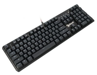 Клавиатура A4Tech Bloody B975 механическая черный USB Multimedia for gamer LED (подставка для запястий)