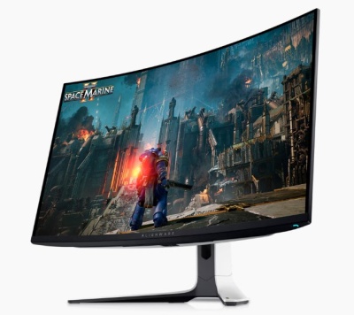 Монитор Dell 31.6" AW3225QF 1700R, QD OLED, UHD, 0,03ms, 1000cd, 240Hz, HDMI, DP, USB, HAS