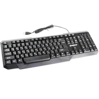 Exegate EX264084RUS Клавиатура Exegate LY-404, <USB, черная, 104кл, Enter большой> Color box