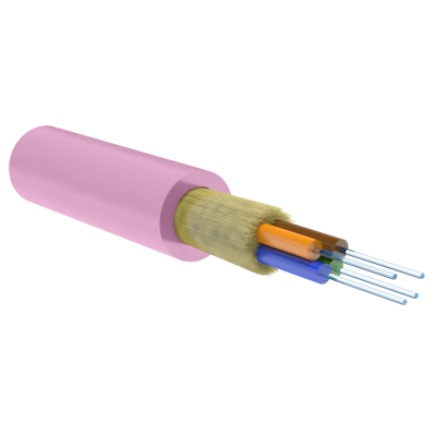 Кабель оптический Alpha Mile Distribution, 04 волокна OM4, LSZH нг(A)-HFLTx