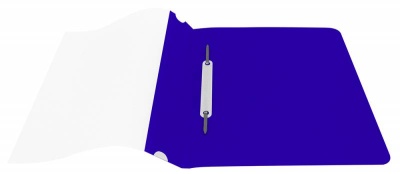 Папка-скоросшиватель Бюрократ Люкс -PSL20A5BLUE A5 прозрач.верх.лист пластик синий 0.14/0.18