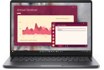 Ноутбук Dell Pro 14 Core 7 250U 14,0" FullHD+300nit AG,300 nit,32 GB DDR5 (2x16GB),1TB SSD,Intel graphics,3 cell 55 Wh,Backlit,FPR,Thunderbolt, ,Linux,1,37kg,2y,KB Eng