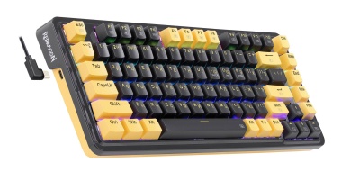 Defender Механическая клавиатура Elf RU,RGB,фиолет-желтый,гаскет_5