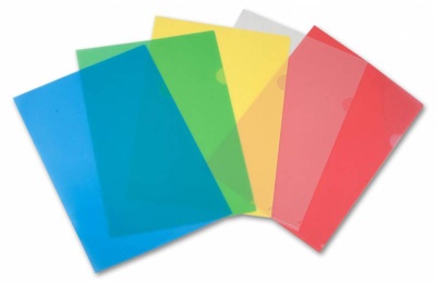 Папка-уголок Бюрократ -E310/1YEL A4 пластик 0.18мм желтый