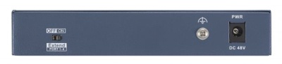 Коммутатор Hikvision DS-3E0106HP-E 4x100Mb 2PoE+ 60W неуправляемый
