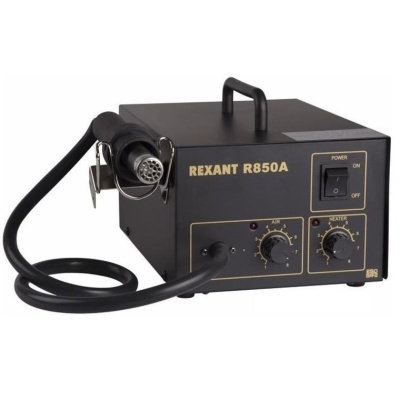Rexant 12-0716 Паяльная станция (термофен) термовоздушная 150-500°С (R850A)