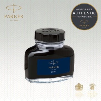 Флакон с чернилами Parker Quink Ink Z13 (CW1950378) черный/синие чернила 57мл для ручек перьевых