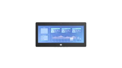 Промышленный монитор DM2-UW123J  Проекционно-ёмкостный сенсорный экран 12.3" (16:6), антибликовое покрытие, Anti-UV покрытие. Пылевлагозащита передней панели IP65. Разрешение 1920 x 720, яркость 850 кд/м² , контрастность 1000:1. Встроенные дин