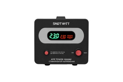 Стабилизатор напряжения Smartwatt Tower 1000RF 1000ВА черный