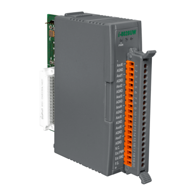 Модуль с 8 изолированными каналами аналогового вывода, разрешение - 16 бит, параллельная шина