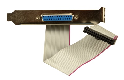 LPT-кабель для серии WSB / серии PCIE / ROCKY LPT с разъёмом для монтажа в корпус (19800-000400-100-RS)