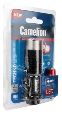 Фонарь ручной Camelion LED5135 черный 3Вт лам.:светодиод. AAx1 (12915)