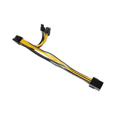 Кабель Thermaltake Thermaltake CPU 8Pin to Dual PCI-E 6+2Pin Splitter Cable AC-006-CNONAN-P1 CPU 8pin to dual PCI-E AC-006-CNONAN-P1 6+2pin splitter cable converts CPU/EPS 8pin connector into 2 PCI-E connectors, and it’s compatible with both 6pin and 8pin